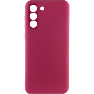 Чехол Silicone Cover Lakshmi Full Camera (A) для Samsung Galaxy S23 FE Бордовый / Marsala