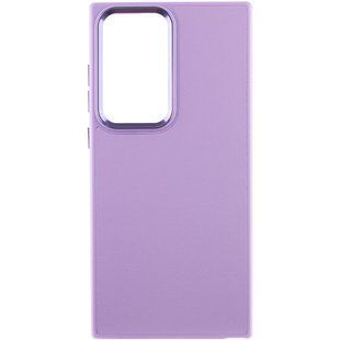 Кожаный чехол Bonbon Leather Metal Style для Samsung Galaxy S23 Ultra Сиреневый / Dasheen