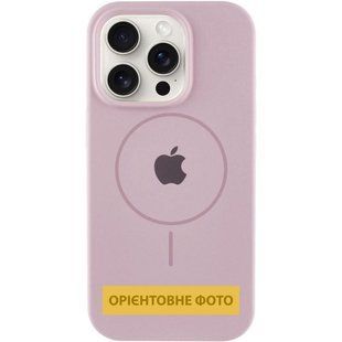 Чехол Silicone Case Full Protective (AA) V2 with MagSafe для Apple iPhone 16 Pro (6.3") Розовый / Pink Sand