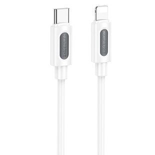 Дата кабель Borofone BX114 Structure Type-C to Lightning 27W (1m) White