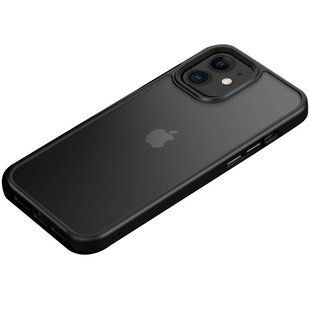 TPU+PC чехол Metal Buttons для Apple iPhone 11 (6.1") Черный / Black