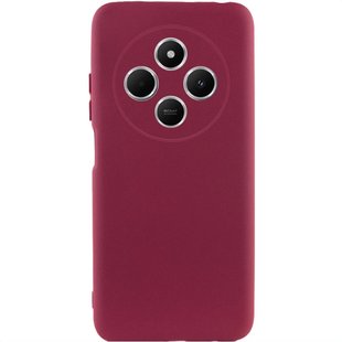 Чехол Silicone Cover Lakshmi Full Camera (AA) для Xiaomi Redmi 14C / Poco C75 Бордовый / Marsala