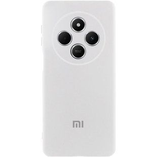 Чохол Silicone Cover Lakshmi Full Camera (AAA) with Logo для Xiaomi Redmi 14C / Poco C75 Білий / White