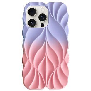 TPU чехол Leaf для Apple iPhone 16 Pro (6.3") Lilac / Pink