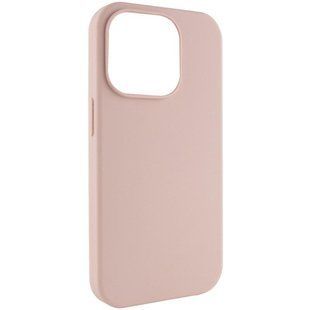 Чехол Silicone Case (AA) NO LOGO with MagSafe для Apple iPhone 14 Pro (6.1") Розовый / Pink Sand