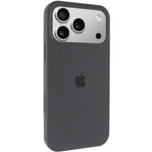Чехол Silicone Case Full Protective (AA) для Apple iPhone 17 Pro Max (6.9") Серый / Dark Gray