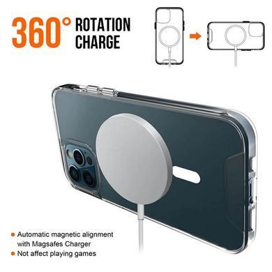 Чохол TPU Space Case with Magnetic Fit для Apple iPhone 11 Pro Max (6.5") Прозорий