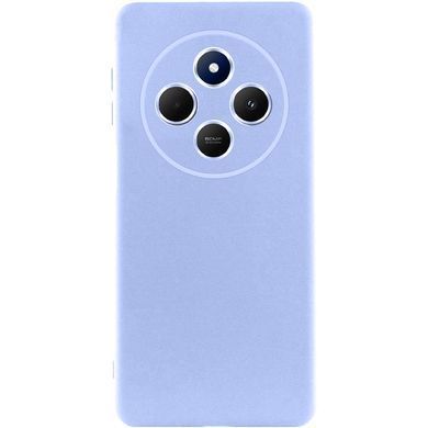 Чехол TPU GETMAN Liquid Silk Full Camera для Xiaomi Redmi 14C / Poco C75 Сиреневый / Light purple