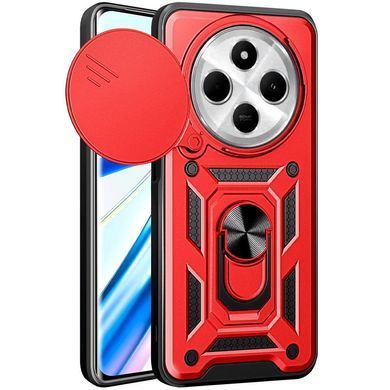 Чохол Ummi Camshield Serge Ring для Xiaomi Redmi 14C / A4 / Poco C75 / M7 Червоний