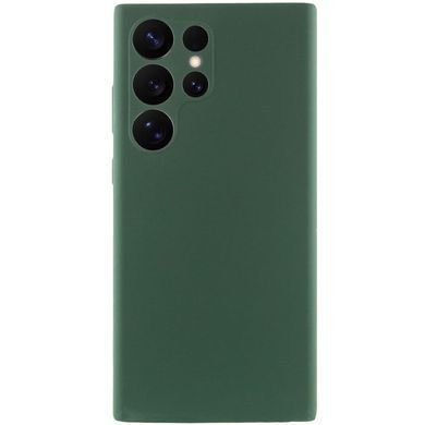 Чехол Silicone Cover Lakshmi Full Camera (AAA) для Samsung Galaxy S24 Ultra Зеленый / Cyprus Green