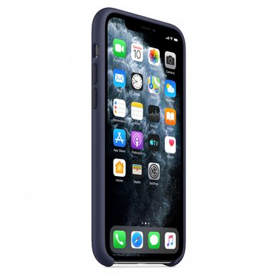 Чехол Silicone Case without Logo (AA) для Apple iPhone XS Max (6.5") Синий / Midnight Blue