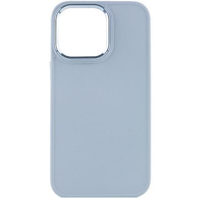 TPU чохол Bonbon Metal Style для Apple iPhone 14 Pro Max (6.7") Блакитний / Mist blue