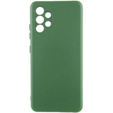 Чехол Silicone Cover Lakshmi Full Camera (A) для Samsung Galaxy A32 4G Зеленый / Dark green