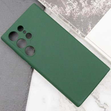 Чехол Silicone Cover Lakshmi Full Camera (AAA) для Samsung Galaxy S24 Ultra Зеленый / Cyprus Green
