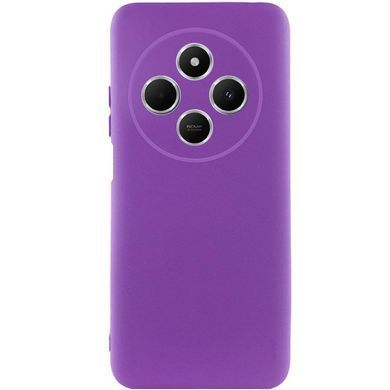 Чехол TPU GETMAN Liquid Silk Full Camera для Xiaomi Redmi 14C / Poco C75 Фиолетовый / Purple