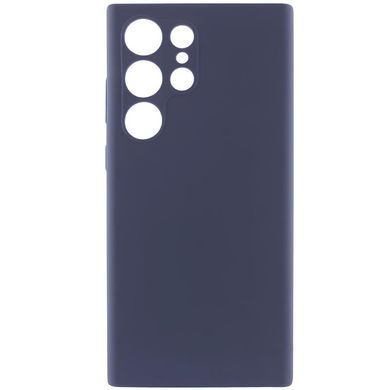 Чохол TPU GETMAN Liquid Silk Full Camera для Samsung Galaxy S26 Ultra Синій / Midnight Blue