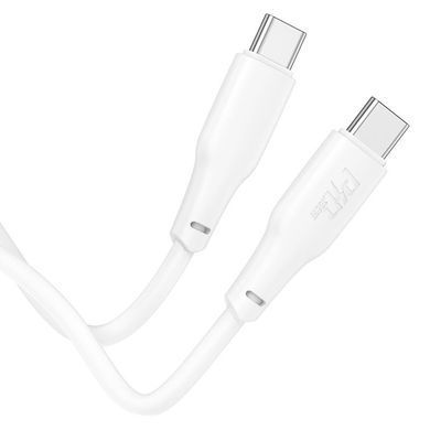 Дата кабель Hoco X93 Force Type-C to Type-C 100W (1m) White