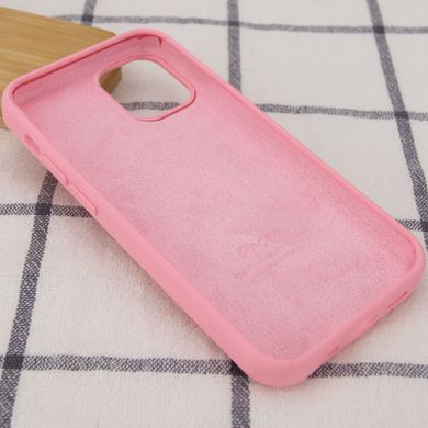 Чохол Silicone Case Full Protective (AA) для Apple iPhone 12 Pro Max (6.7") Рожевий / Light pink