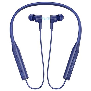 Bluetooth наушники Borofone BE59 Rhythm neckband Blue