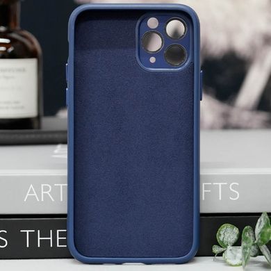 Чохол TPU+Glass Sapphire Midnight with Magnetic Fit для Apple iPhone 14 Pro Max (6.7") Синій / Deep navy