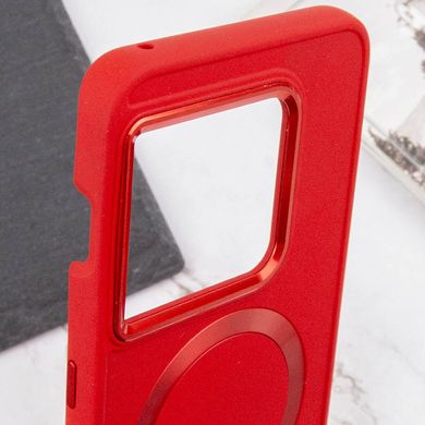 TPU чехол Bonbon Metal Style with MagSafe для OnePlus 10 Pro Красный / Red