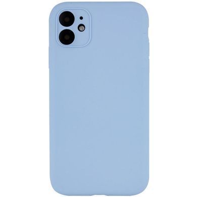 Чехол Silk Full Camera Protective (AA) NO LOGO для Apple iPhone 12 (6.1") Голубой / Lilac Blue