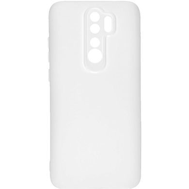 Чохол TPU GETMAN Liquid Silk Full Camera для Xiaomi Redmi 9 Білий / White