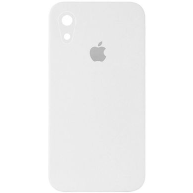 Уценка Чехол Silicone Case Square Full Camera Protective (AA) для Apple iPhone XR (6.1") Вскрытая упаковка / Белый / White
