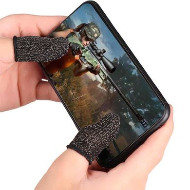 Напальчники игровые Borofone BG1 Superconducting fiber mobile game finger cots Черный