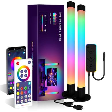 Настольная LED лампа RGB 5V Panel 2 Single side Bluetooth dual pack USB with app Black