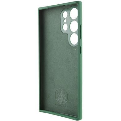 Чехол Silicone Cover Lakshmi Full Camera (AAA) для Samsung Galaxy S24 Ultra Зеленый / Cyprus Green