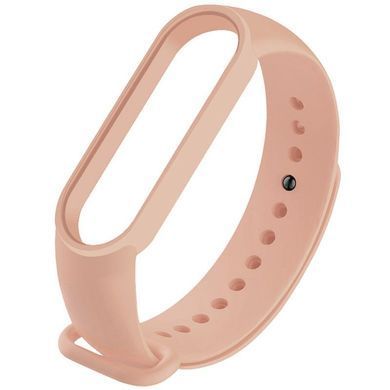 Силиконовый ремешок для Xiaomi Mi Band 3/4 Розовый / Pudra