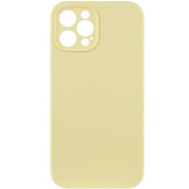 Чохол Silk Full Camera Protective (AA) NO LOGO для Apple iPhone 12 Pro Max (6.7") Жовтий / Mellow Yellow
