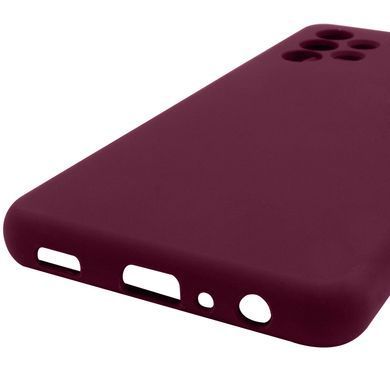 Чехол Silicone Cover Lakshmi Full Camera (AAA) для Samsung Galaxy A32 4G Бордовый / Plum