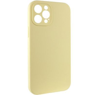 Чохол Silk Full Camera Protective (AA) NO LOGO для Apple iPhone 12 Pro Max (6.7") Жовтий / Mellow Yellow