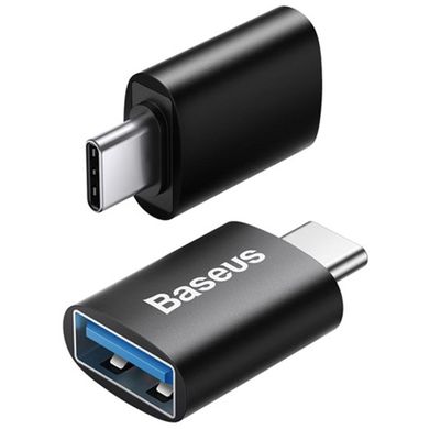 Перехідник Baseus Ingenuity Series Mini Type-C to USB 3.1 (ZJJQ000001) Black