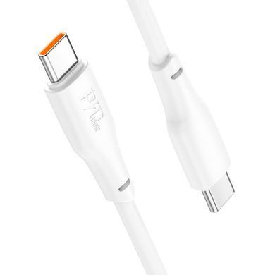 Дата кабель Hoco X93 Force Type-C to Type-C 100W (1m) White
