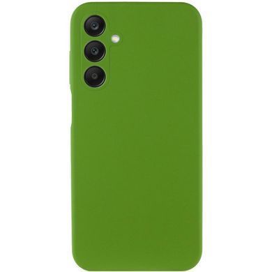 Чехол Silicone Cover Ummi Lakshmi Full Camera (AA) для Samsung Galaxy A24 4G Зеленый / Dark green