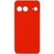 Чехол TPU GETMAN Liquid Silk Full Camera для Google Pixel 7 Красный / Red