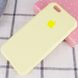 Чехол Silicone Case Full Protective (AA) для Apple iPhone 6/6s (4.7") Желтый / Mellow Yellow фото 2