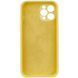 Чохол Silk Full Camera Protective (AA) NO LOGO для Apple iPhone 12 Pro Max (6.7") Жовтий / Mellow Yellow фото 2