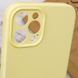 Чохол Silk Full Camera Protective (AA) NO LOGO для Apple iPhone 12 Pro Max (6.7") Жовтий / Mellow Yellow фото 5
