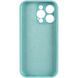 Чехол Silk Full Camera Protective (AA) NO LOGO для Apple iPhone 16 Pro (6.3") Бирюзовый / Marine Green фото 3