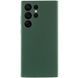 Чехол Silicone Cover Lakshmi Full Camera (AAA) для Samsung Galaxy S24 Ultra Зеленый / Cyprus Green фото 2