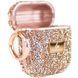 TPU чохол Bling World Rock Diamond для навушників AirPods 1/2 Рожевий фото 4