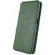 Кожаный чехол-книжка GETMAN Cubic (PU) для Samsung Galaxy A14 4G/5G Зеленый фото 4