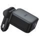 АЗУ Hoco Z67A Triunfar PD45W+QC3.0 total 60W with retractable cables (1USB-A/2C/1L) Metal gray фото 4