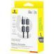 Дата кабель Baseus Versatile Two-for-Two USB/Type-C to Type-C/Lightning 60W (2m) (P10383000) Cluster Black фото 6