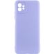 Чохол Silicone Cover Lakshmi Full Camera (A) для Motorola Moto G32 Бузковий / Dasheen