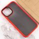 TPU+PC чехол Metal Buttons для Apple iPhone 13 mini (5.4") Красный фото 4